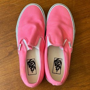 Pink slip on Vans